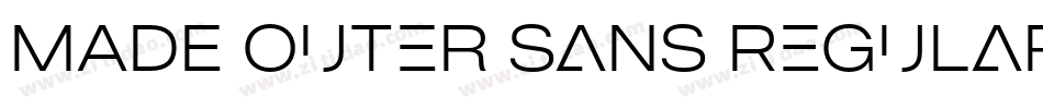 MADE Outer Sans Regular PERSONAL USE字体转换